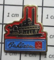 511c Pin's Pins / Beau Et Rare / ALIMENTATION / PETITS GATEAUX  BAHLSEN BATEAU A VAPEUR STEAMBOAT - Food