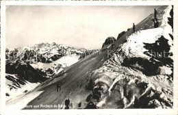 11879085 Rochers De Naye Skieurs Rochers De Naye - Andere & Zonder Classificatie