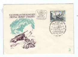 Österreich, 1973, Ersttag "100. Jahrest.d.Entd.d.Kaiser Fr.J.Landes", MiNr.1421 Auf Kuvert Mit Zusätzl.SStpl. (11056l) - FDC