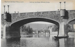 Bad Kreuznach. Radium Solbad Kreuznach, Partie An Der Kaiser Wilhelm Brucke. - Bad Kreuznach