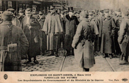 N°1744 W -cpa Explosion De Saint Denis 1916-  Funérailles- - Catástrofes