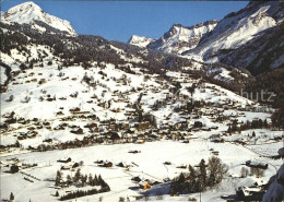 11875195 Les Diablerets Vue Generale De La Station En Direction Du Col Du Pillon - Sonstige & Ohne Zuordnung