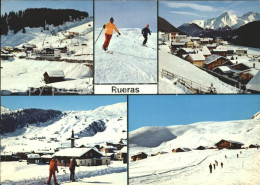 11875155 Rueras Mit Skigebiet Von Milez Und Ortsansichten Rueras - Sonstige & Ohne Zuordnung