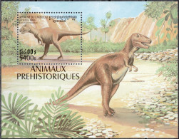 1999, Cambodia, Daspletosaurus, Animals, Dinosaurs, Prehistorical Animals, Prehistory, Souvenir Sheet, MNH(**), KH BL254 - Cambodja