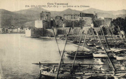 COLLIOURE (Pyr Or) La Grève Et Le Chateau RV - Collioure