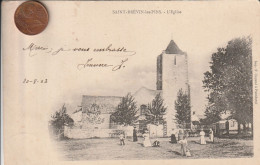 44 - Carte Postale Ancienne De  SAINT BREVIN LES PINS  L'Eglise    Dos Simple A Voyagé 1903 - Saint-Brevin-les-Pins