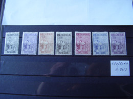 Timbres Belgique N° 377/83 ** - Nuovi