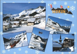 11871115 Sedrun Kirche Sesselbahn Bergbahn Teilansichten Sedrun - Other & Unclassified