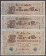 Allemagne - Lot De 6 Billets 1000 Mark 1910 - Voir Scans - 1.000 Mark