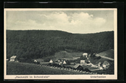 AK Heckmühl Im Schondratal In Unterfranken, Blick Auf Die Siedlung, Gasthaus Und Pension Müller  - Altri & Non Classificati