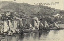 COLLIOURE  Départ Des Barques De Peche RV - Collioure