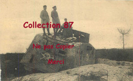 CHARS > Char Allemand De Type Elfriede De Mars 1918 - Tank Matériel Militaire Guerre 14-18 - Materiale