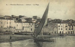 COLLIOURE  La Plage Bateaux De Peche  RV - Collioure