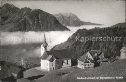 11750113 Niederrickenbach Mit Kirche Stanserhorn Und Pilatus Niederrickenbach - Sonstige & Ohne Zuordnung