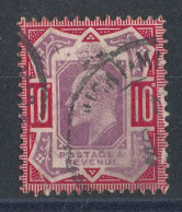 GB N°116 Edouard VII  10p Rouge Et Violet De 1902-1910 - Gebruikt