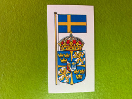 Flags And Emblems Of The World Chromo - Sweden - Sonstige & Ohne Zuordnung