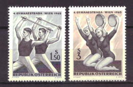 Oostenrijk /  Österreich / Austria 1190 & 1191 MH * Gymnastics Sports (1965) - Ongebruikt