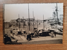 19412.    Fotografia D'epoca Nave Guerra In Porto Da Identificare Aa '60 Italia - 10x7 - Luoghi