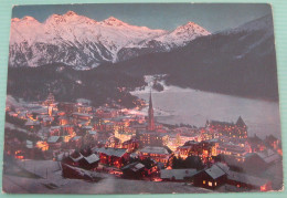 St. Moritz (GR) - Mit Piz Languard Und Piz Albris An Winterabend 1965 - Saint-Moritz