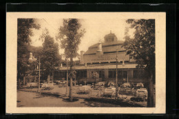 AK Bad Kissingen, Restaurant-Kurhäuser Frühlingsgarten K. Linhard  - Bad Kissingen