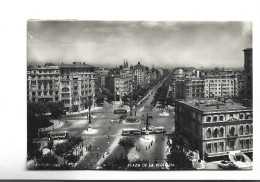 CPA PHOTO  BARCELONA ,PLAZA DE LA VICTORIA  (voir Timbre) - Barcelona