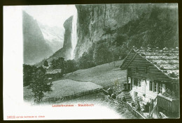 14752 - SUISSE -  LAUTERBRUNEN - Staubbach  - DOS NON DIVISE - Lauterbrunnen