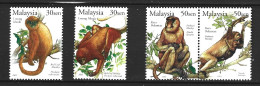 MALAISIE. N°1014-7  De 2003. Singes. - Singes