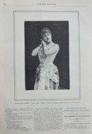 Mme Fidès-Devriès Du Théâtre National De L'Opéra - Page Original 1885 - Documents Historiques
