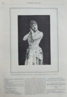 Mme Fidès-Devriès Du Théâtre National De L'Opéra - Page Original 1885 - Historical Documents