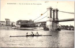 47 MARMANDE - Vue De La Garonne Du Pont Suspendu  - Marmande