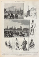 événements D'Orient - Le Début Du Conflit à Philippopoli - Cristovitch Pacha - Page Originale 1885 - Historical Documents