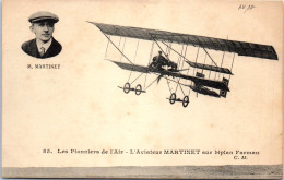 AVIATION - L'aviateur MARTINET Sur Biplan Farman. - Other & Unclassified