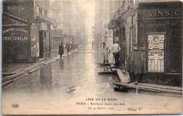 75006 PARIS - La Rue Saint Andre Des Arts Pendant La Crue De 1910 - Arrondissement: 06