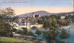 11749410 Rheinfelden AG Panorama Mit Hotel Schuetzen Rheinfelden - Sonstige & Ohne Zuordnung