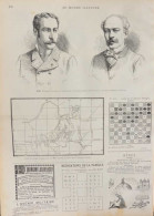 Robert Ivens Et Capello, Explorateurs Portugais - Page Originale 1885 - Historische Dokumente