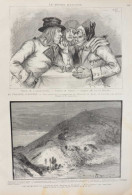 Catastrophe De Chancelade - (environs De Périgueux) - Village D'Ampeyroux écrasé - Page Originale 1885 - Documents Historiques