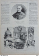 Le Couronnement De Notre-Dame De Bouogne-sur-Mer - Page Originale 1885 - Documenti Storici
