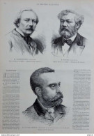 Le Docteur Ferran, Promoteur De La Vaccination Anticholérique - Page Originale 1885 - Documents Historiques