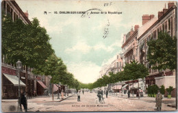 71 CHALON SUR SAONE - Avenue De La Republique. - Chalon Sur Saone