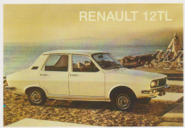 RENAULT 12 TL - CARTE POSTALE 10X15 CM NEUF - Voitures De Tourisme