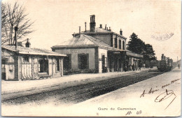 50 CARENTAN - Vue De La Gare, Arrivee D'un Train. - Carentan