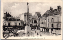 28 CHARTRES - La Place Et La Colonne Marceau  - Chartres