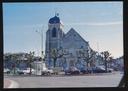 CPSM / CPM 10,5 X 15  Aube  AIX EN OTHE  L'église   Voitures Automobiles  2cv Citroen Etc - Other & Unclassified