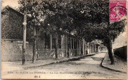 94 SAINT MAUR DES FOSSES - La Rue Marinville Et Les Ecoles. - Saint Maur Des Fosses