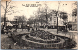 94 PARC SAINT MAUR - La Place De La Gare  - Autres & Non Classés