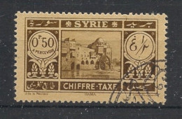 SYRIE - 1925-31 - Taxe TT N°YT. 32 - Hama 0pi50 Brun Sur Jaune - Oblitéré / Used - Usados