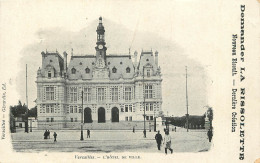  VERSAILLES   HOTEL DE VILLE  PUBLICITE  DEMANDER LA RISSOLETTE  - Versailles