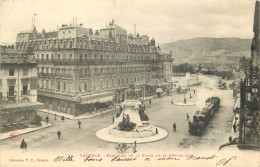 26  VALENCE  Panorama De La Place De La République  Train - Valence