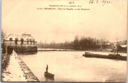 25 BESANCON - Crue De 1910, Pont De Bregille. - Besancon