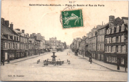 50 SAINT HILAIRE DU HARCOUET - Place Du Bassin Et Rue De Paris - Saint Hilaire Du Harcouet
